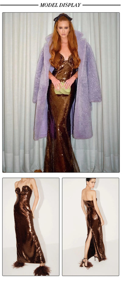 Victoria Rose - Long Sequins Dress