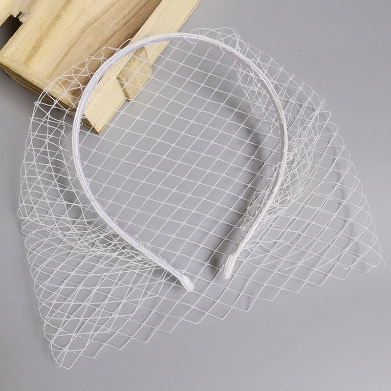 Elegant Birdcage Veil Headband
