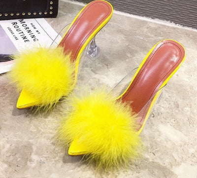 Ms. Chic - Feather High Heels